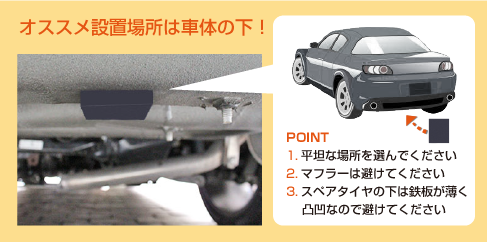 車 に gps が ついて いるか 調べる 方法